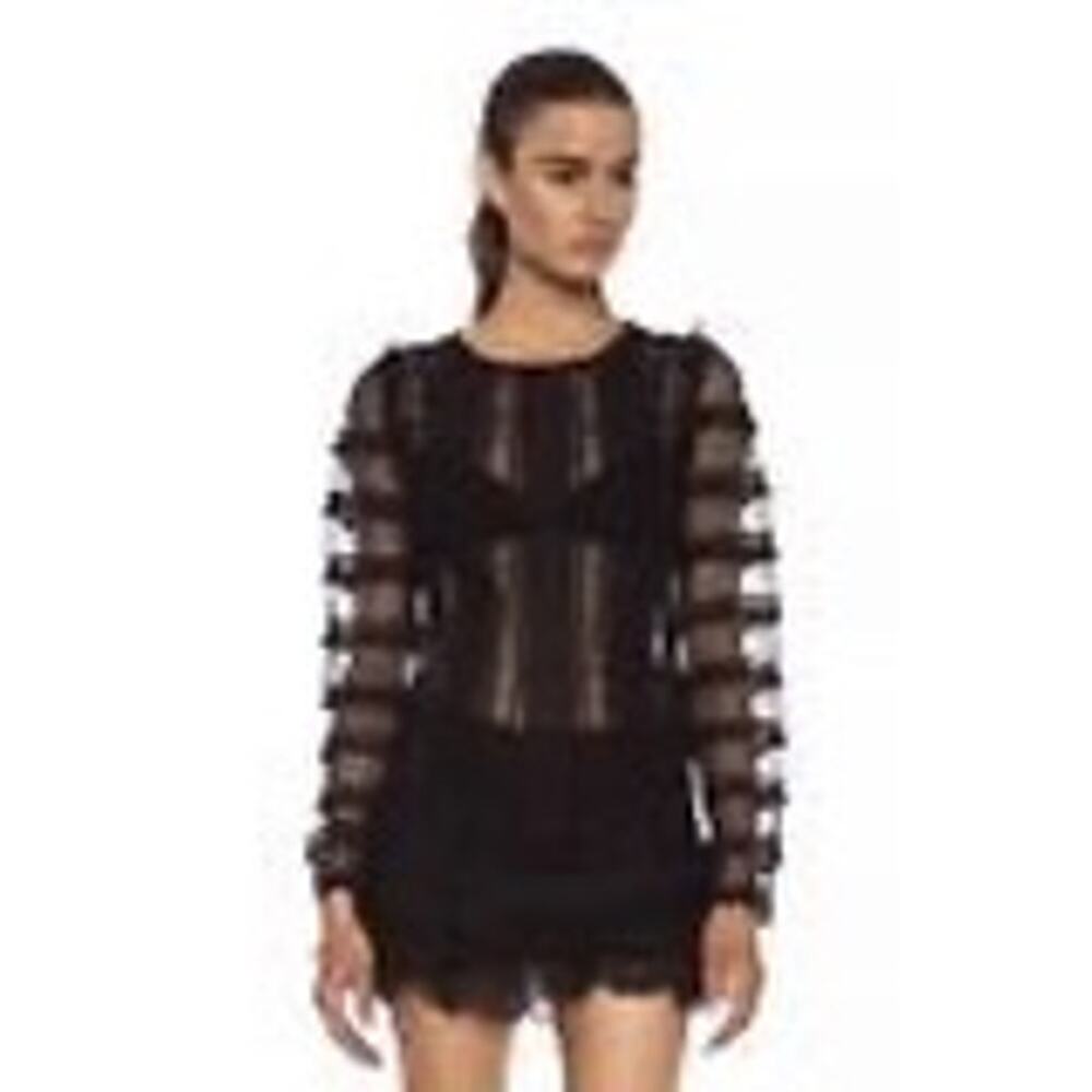 Isabel Marant Quena Swiss Dot Top Blouse Size 6 New with Tags